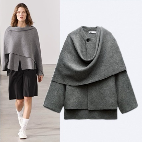 【新品未使用タグ付き】Acka. knit muffler long coat Acka】muffler long coat - メルカリ